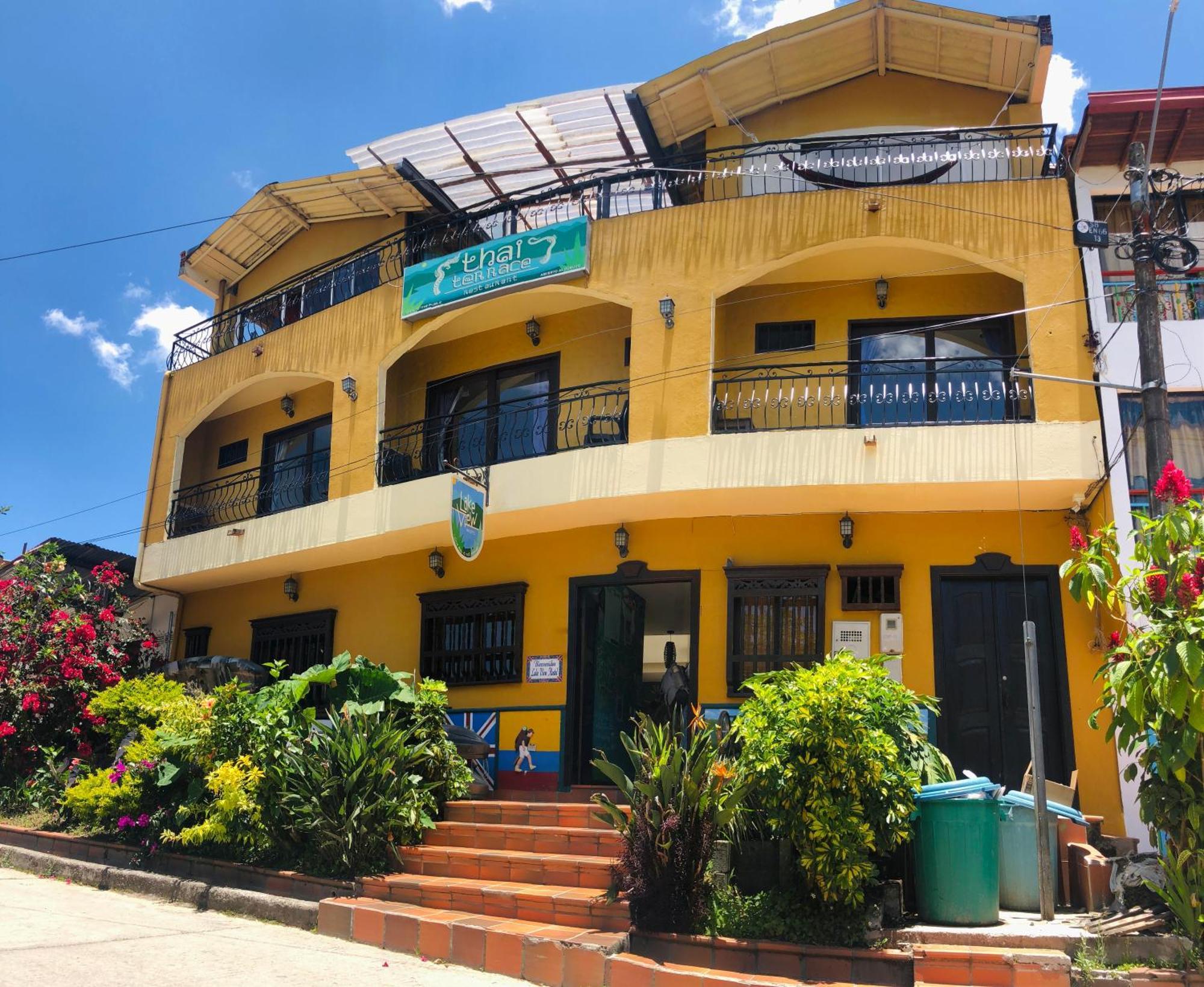 Lake View Hostel Guatapé Buitenkant foto